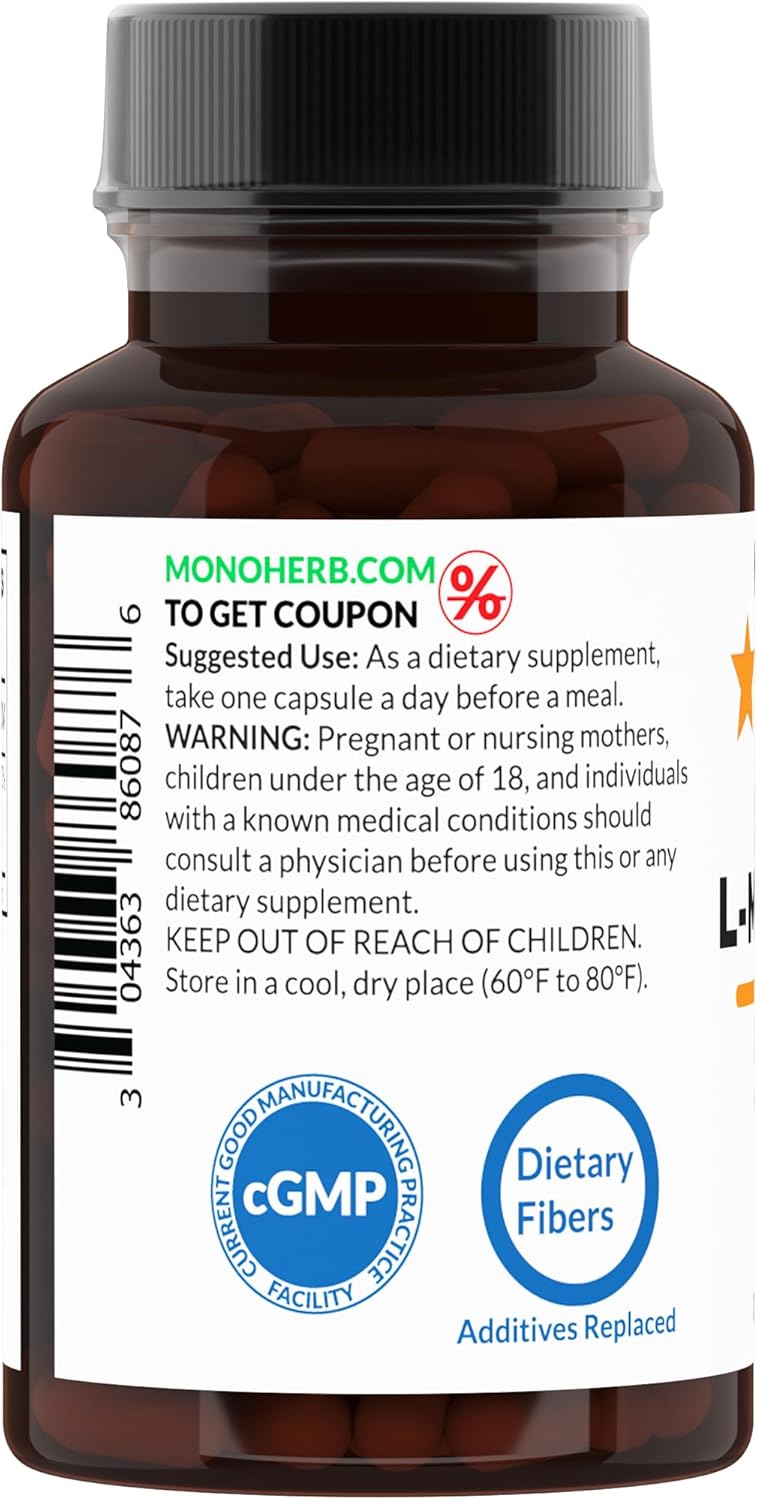 L-Methylfolate 5-MTHF 10 mg - 90 Vegetarian Capsules - Methyl Folate Supplement by MONOHERB