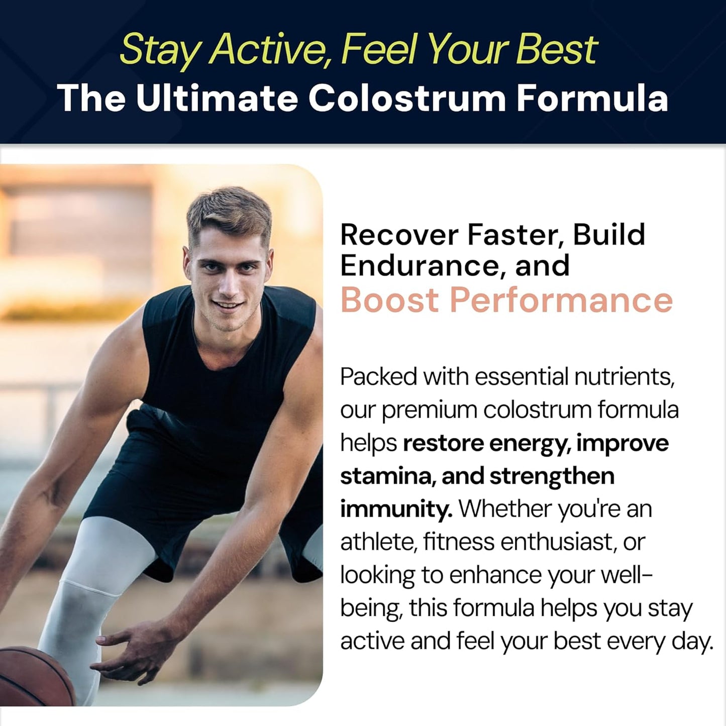L11 Colostrum Supplement with Lactoferrin, Biotin, Zinc & Vitamin D - 1500mg Bovine Colostrum Powder for Athletic Health, Gut Health, Muscle & Immune Support - Chocolate Flavor, 30 Servings