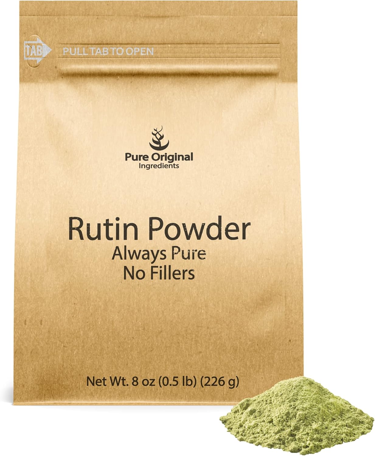 Lab Verified 8 oz Rutin Powder - Pure Original Ingredients, No Additives or Fillers