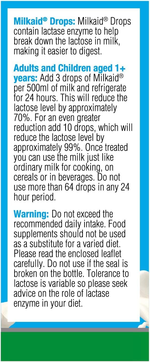 Lactase Enzyme Drops & Tablets for Lactose Intolerance Relief - Prevents Gas, Bloating, and Diarrhea - Dairy Digestive Supplement - 0.5 Fl Oz & 120 Raspberry Flavored Tablets