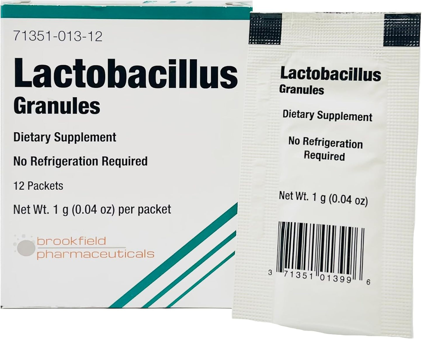 Lactobacillus Granules Dietary Supplement 12 Packets by Brookfield Pharmaceuticals - Compare to Floranex