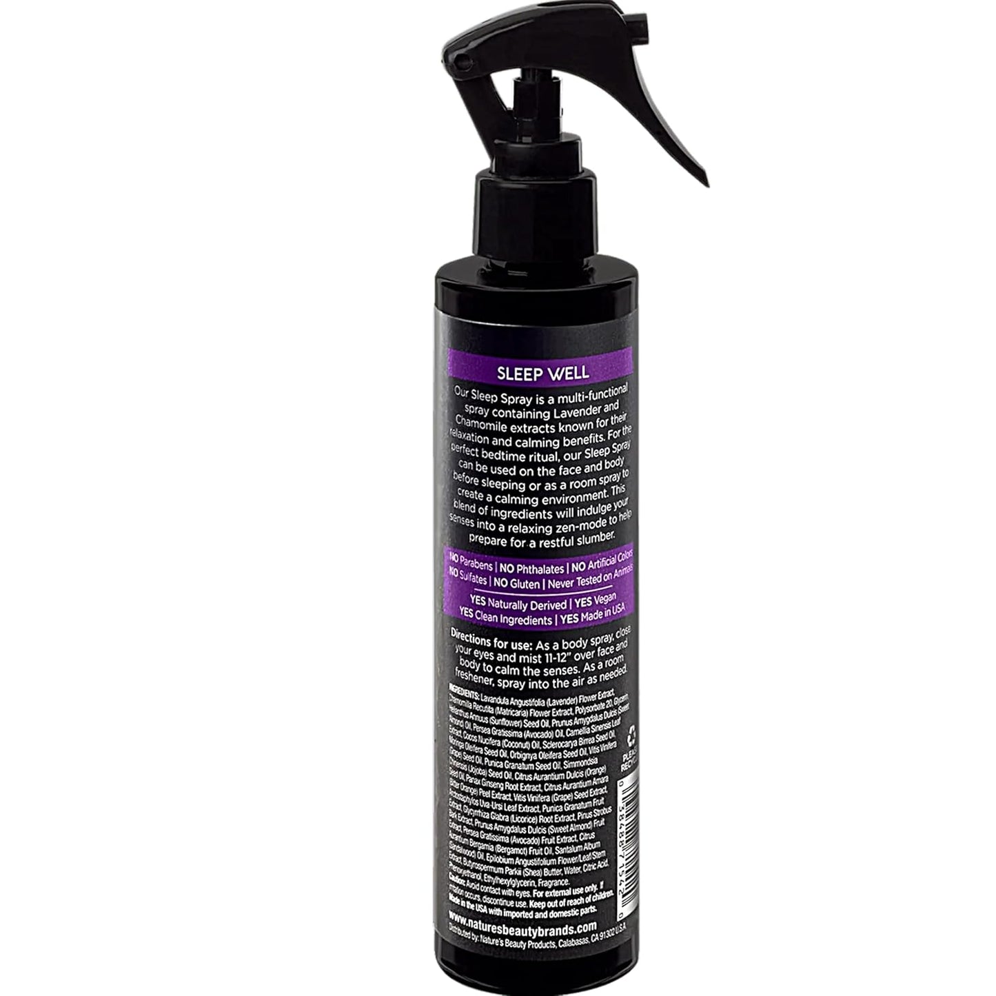 Lavender Chamomile Sleep Spray Multi-Pack - Premium Room & Pillow Mist with Coconut, Jojoba, & Moringa Seed Oils for Relaxation and Better Sleep - 6.76 fl oz (2 Pack)