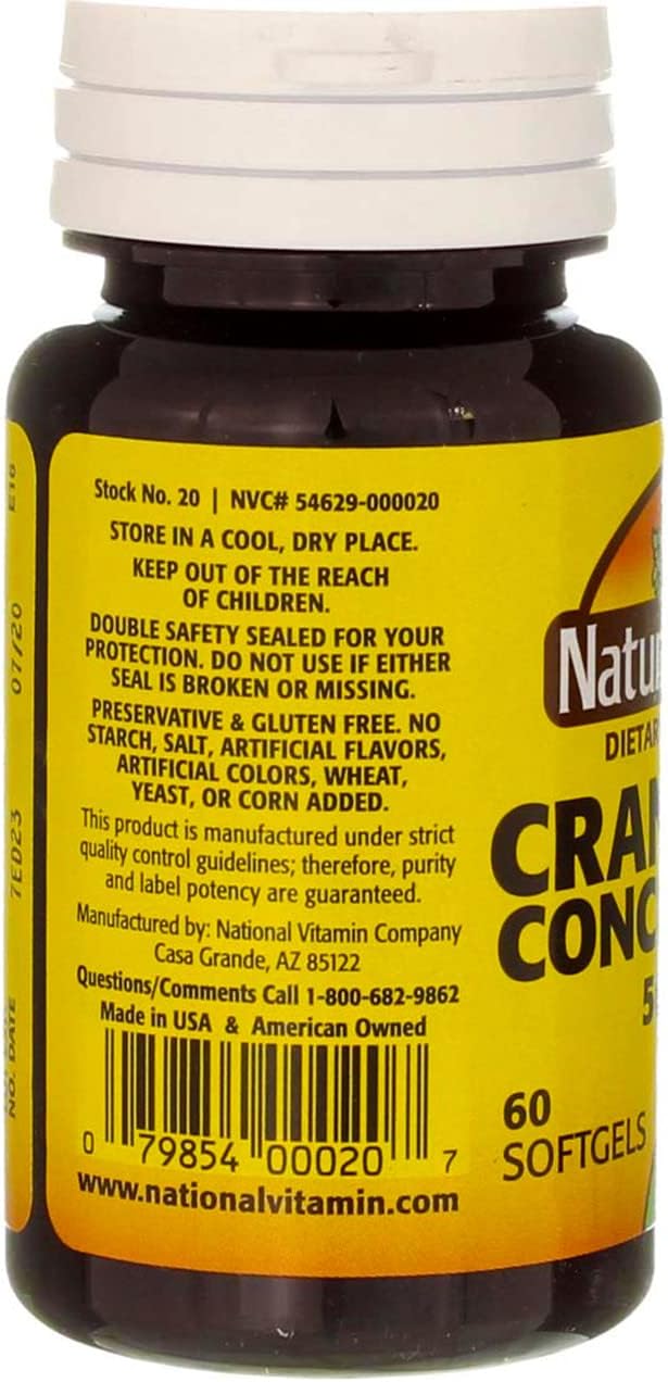 LEAPOA Cranberry Concentrate Soft Gels - 500 mg, 60 ct x 2 Pack - BoostGo Australia