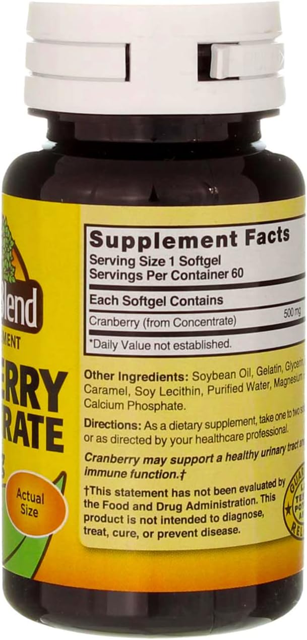 LEAPOA Cranberry Concentrate Soft Gels - 500 mg, 60 ct x 2 Pack - BoostGo Australia