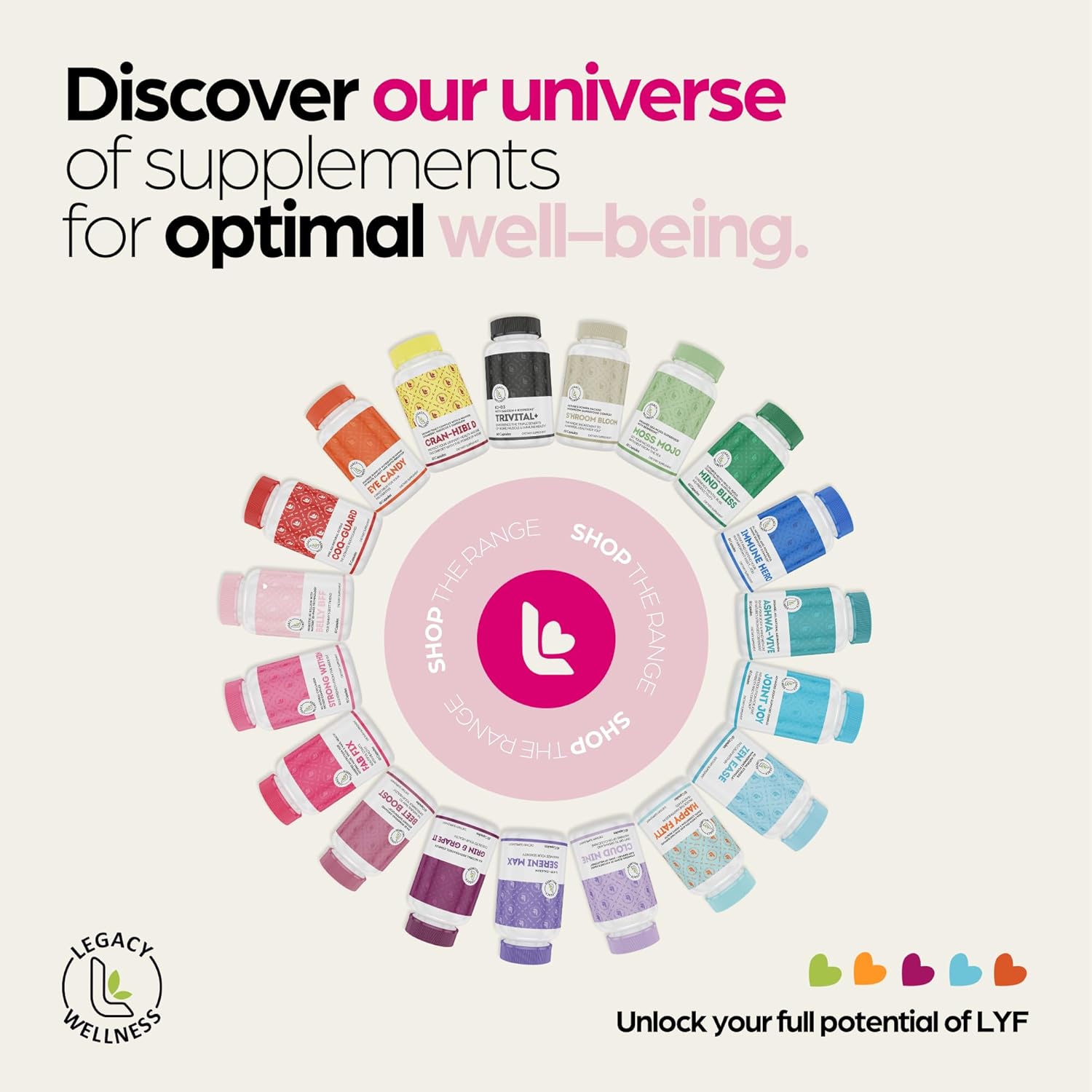 LegacyNutra Belly BFF Probiotic Supplement - 40 Billion CFU Daily Gut Health Support - Astragalus & Lactobacillus Acidophilus Probiotics - 60 Vegan Capsules