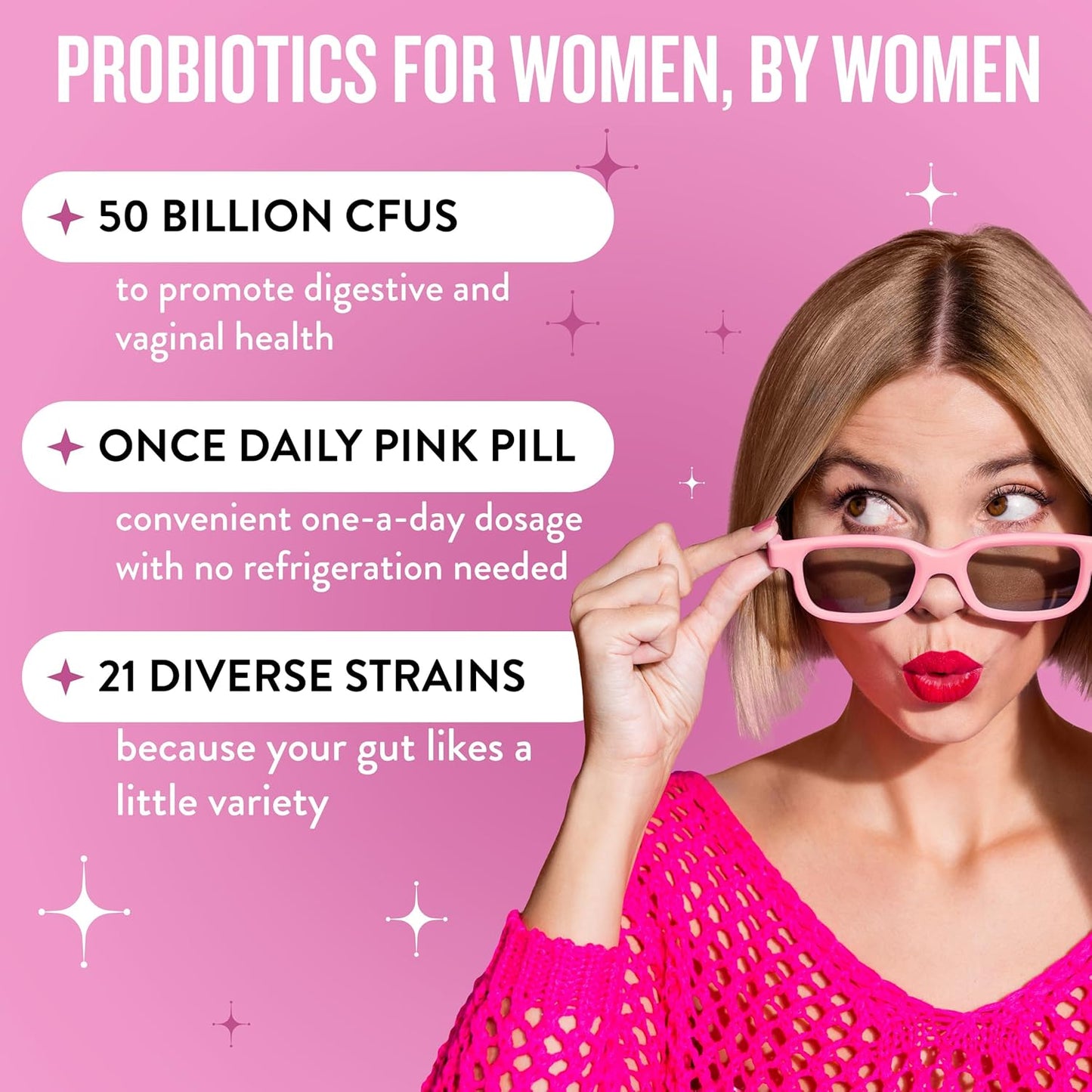 Legendairy Milk Hot Girl Ish™ - Women's Daily Probiotic Supplement with 50 Billion CFU, 20 Strains - Supports Digestive, Gut & Immune Health