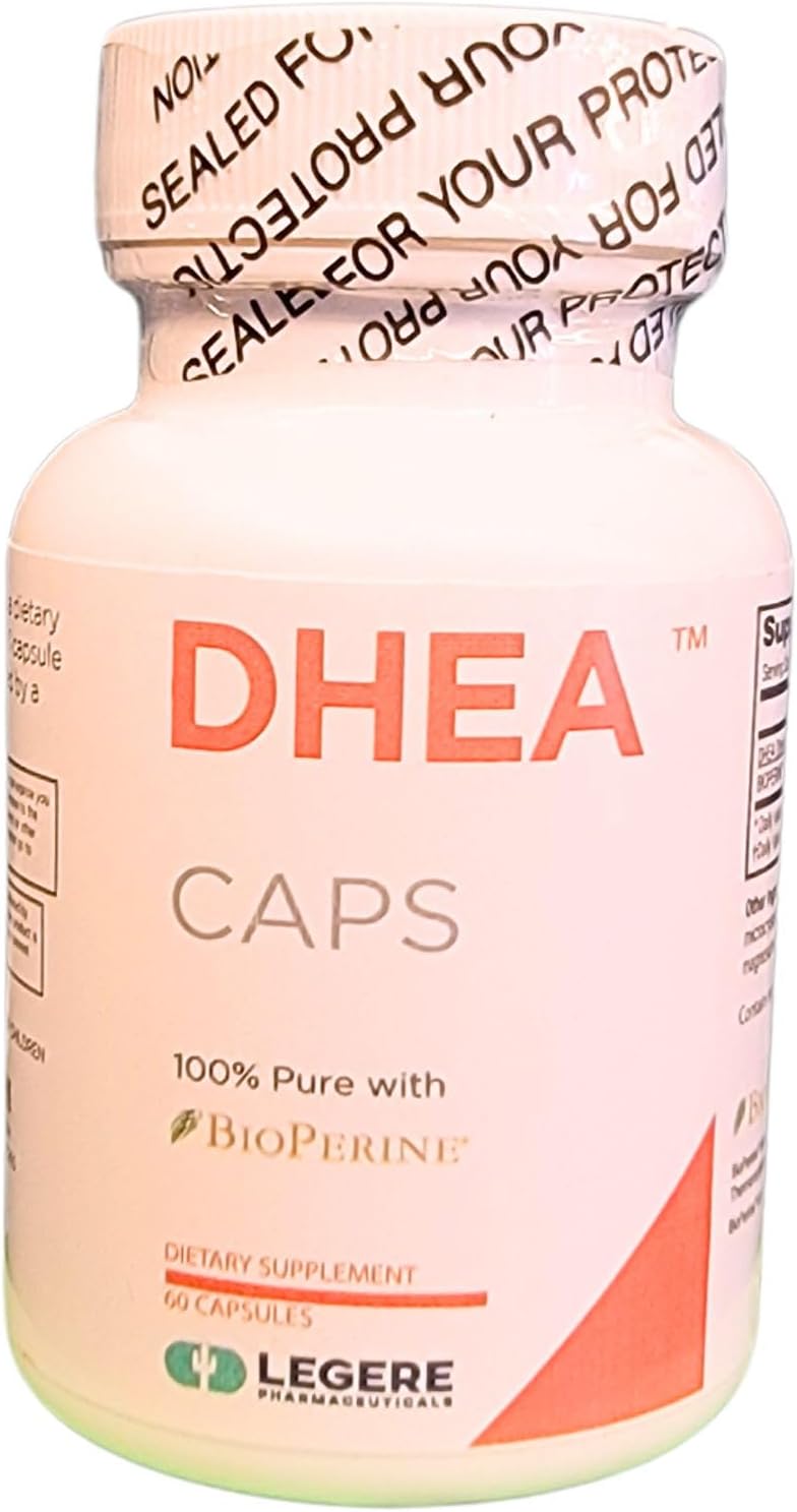 Legere Pharmaceuticals DHEA with Bioperine Capsules - 60 Count