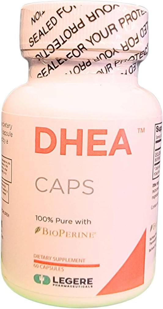 Legere Pharmaceuticals DHEA with Bioperine Capsules - 60 Count