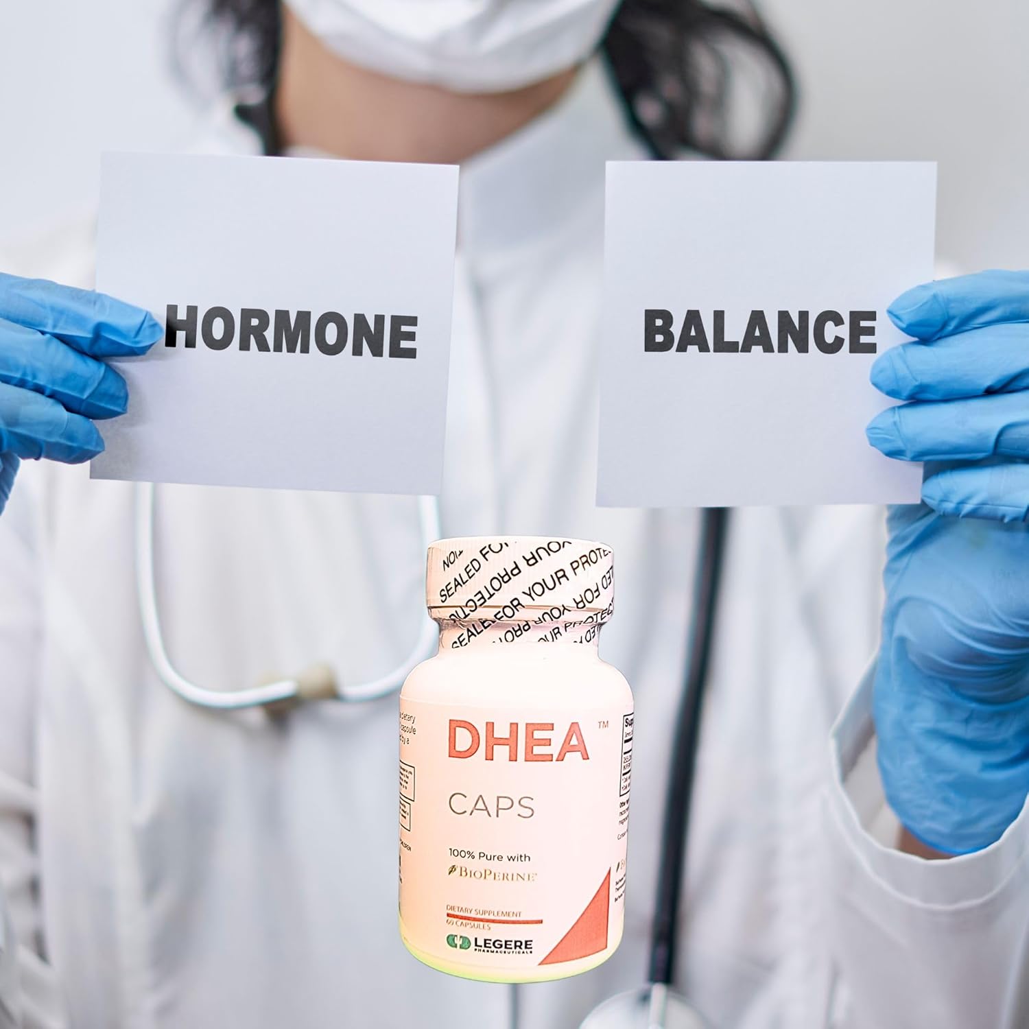 Legere Pharmaceuticals DHEA with Bioperine Capsules - 60 Count