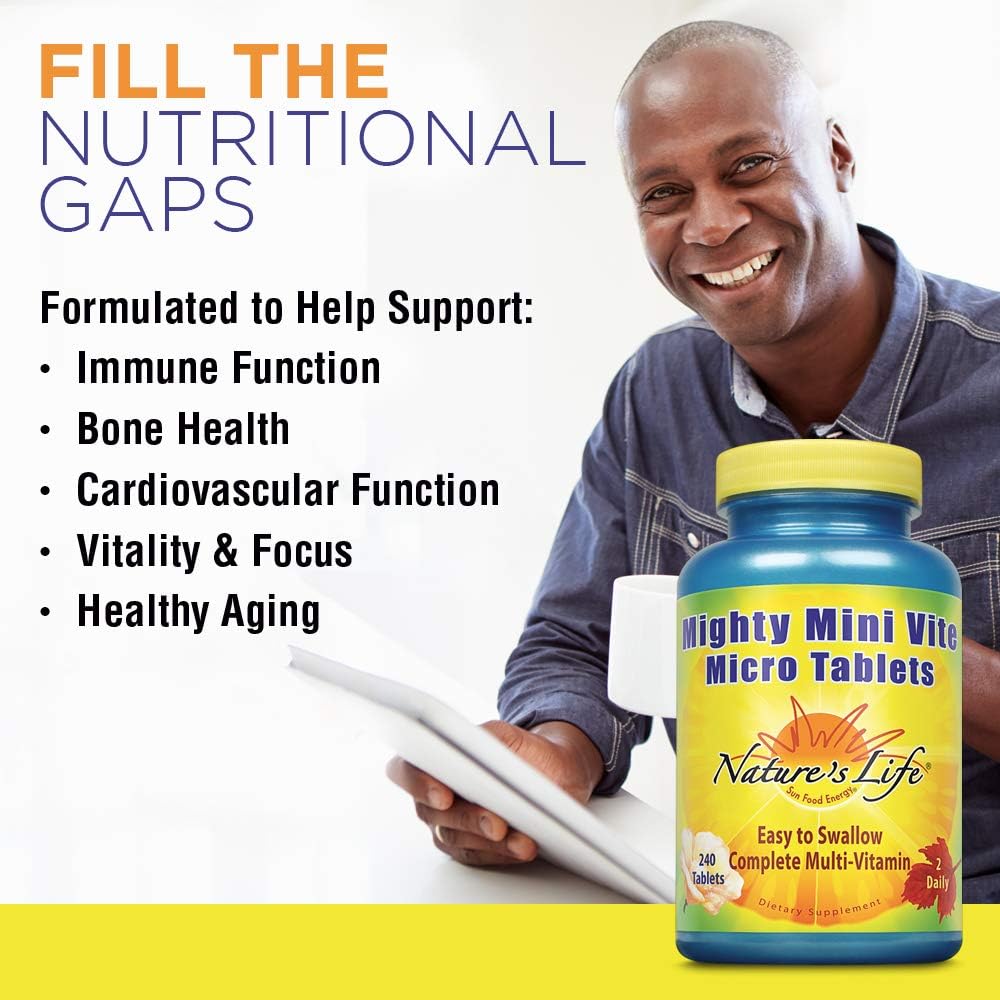 Lemon Bioflavonoids 1000mg & Mini Vite Bundle for Immune & Overall Health - 250ct, 240ct
