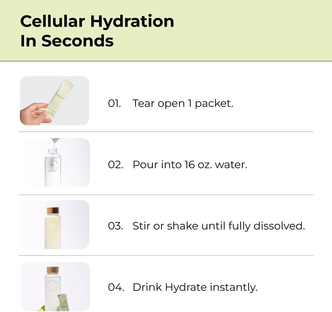 Lemon Lime Electrolyte Powder Packets with Zero Sugar - Keto, Vegan, Gluten-Free - 30 Sticks for Hydration and Recovery
