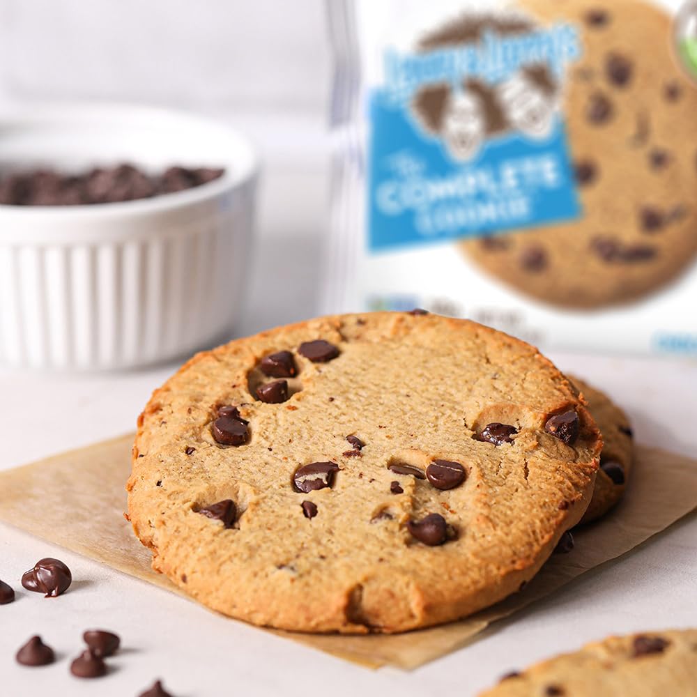 Lenny & Larry's Chocolate Chip Complete Cookie, 16g Plant Protein, Vegan, Non-GMO, Soft Baked - 12 Pack