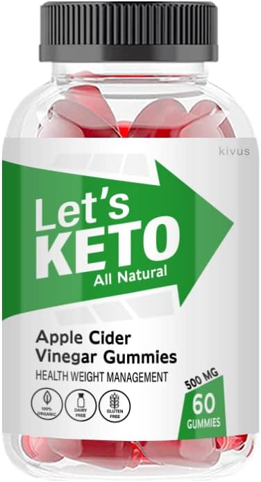 Let's Keto Apple Cider Vinegar Gummies - 60 Gummies, Single Pack
