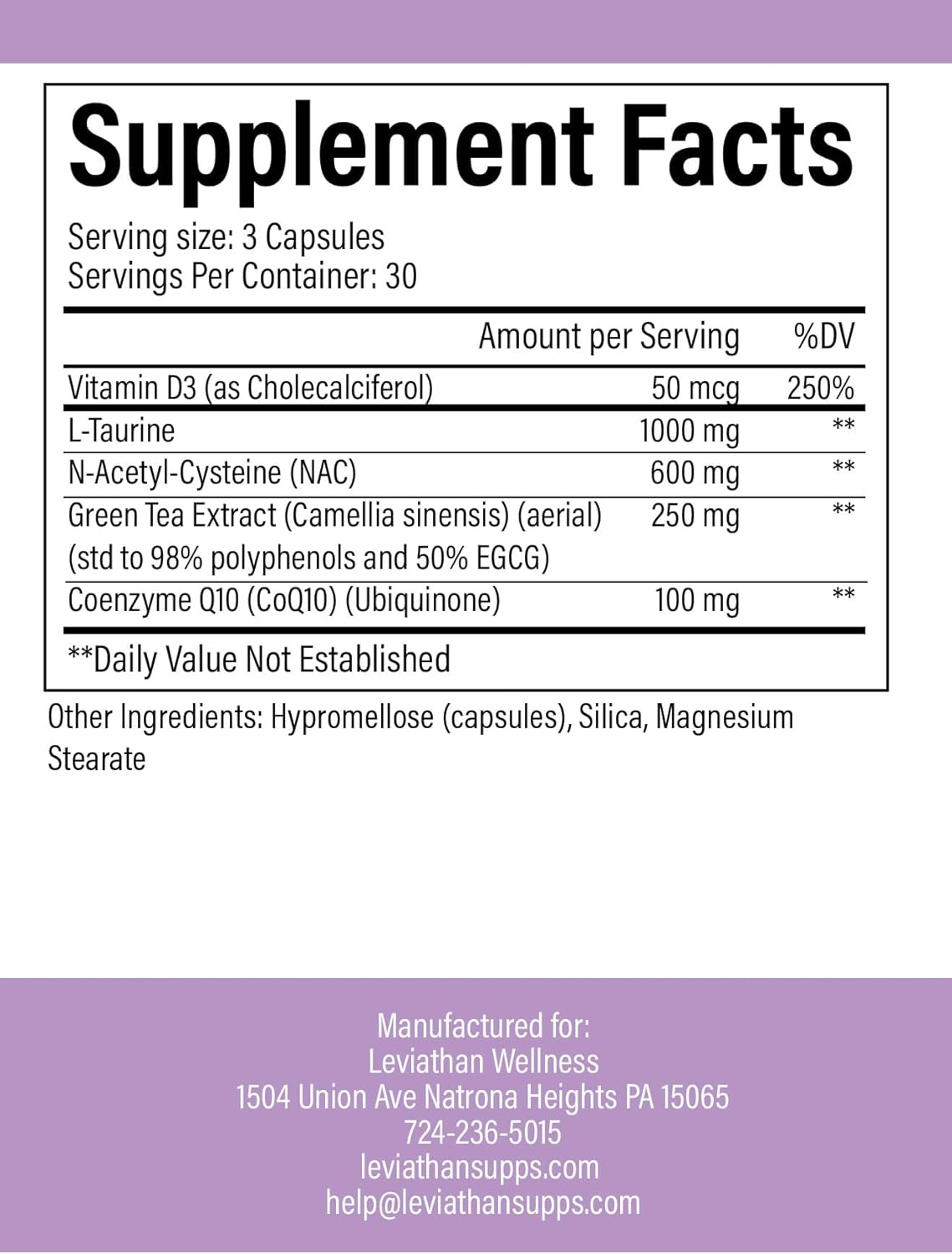 Leviathan Wellness Safeguard - Support for Joints and Soft Tissues