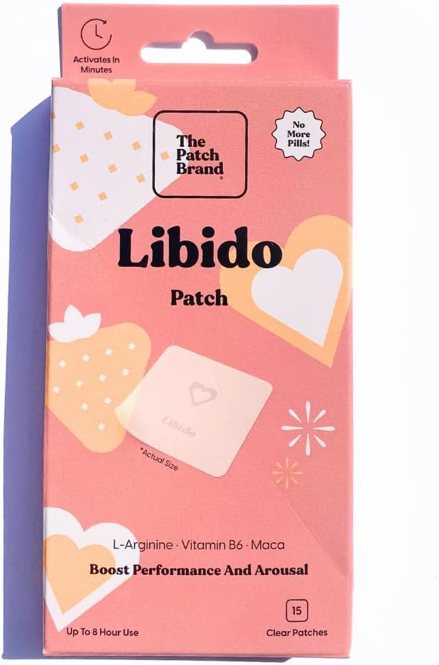 Libido Patch by The Patch Brand | Enhance Natural Wellness with L-Arginine, Vitamin B6, and Maca
