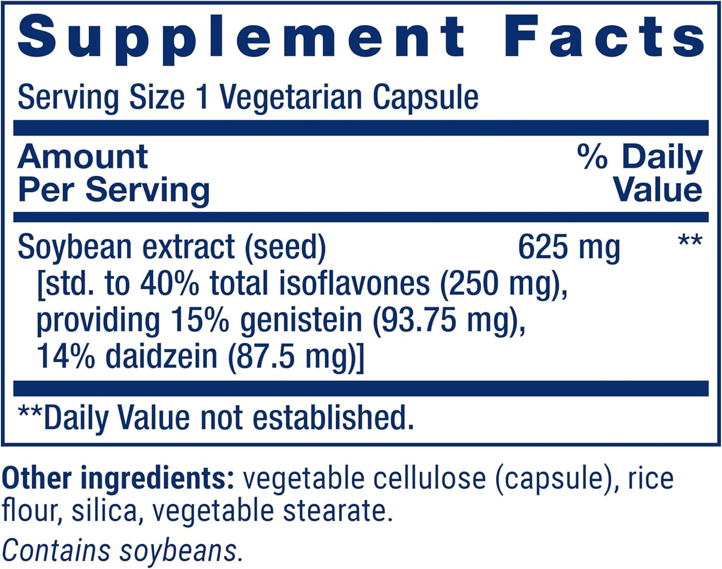 Life Extension Ultra Soy Extract Capsules - Supports Healthy Aging, Cell Health - Gluten-Free, Non-GMO, Vegetarian - 60 Count