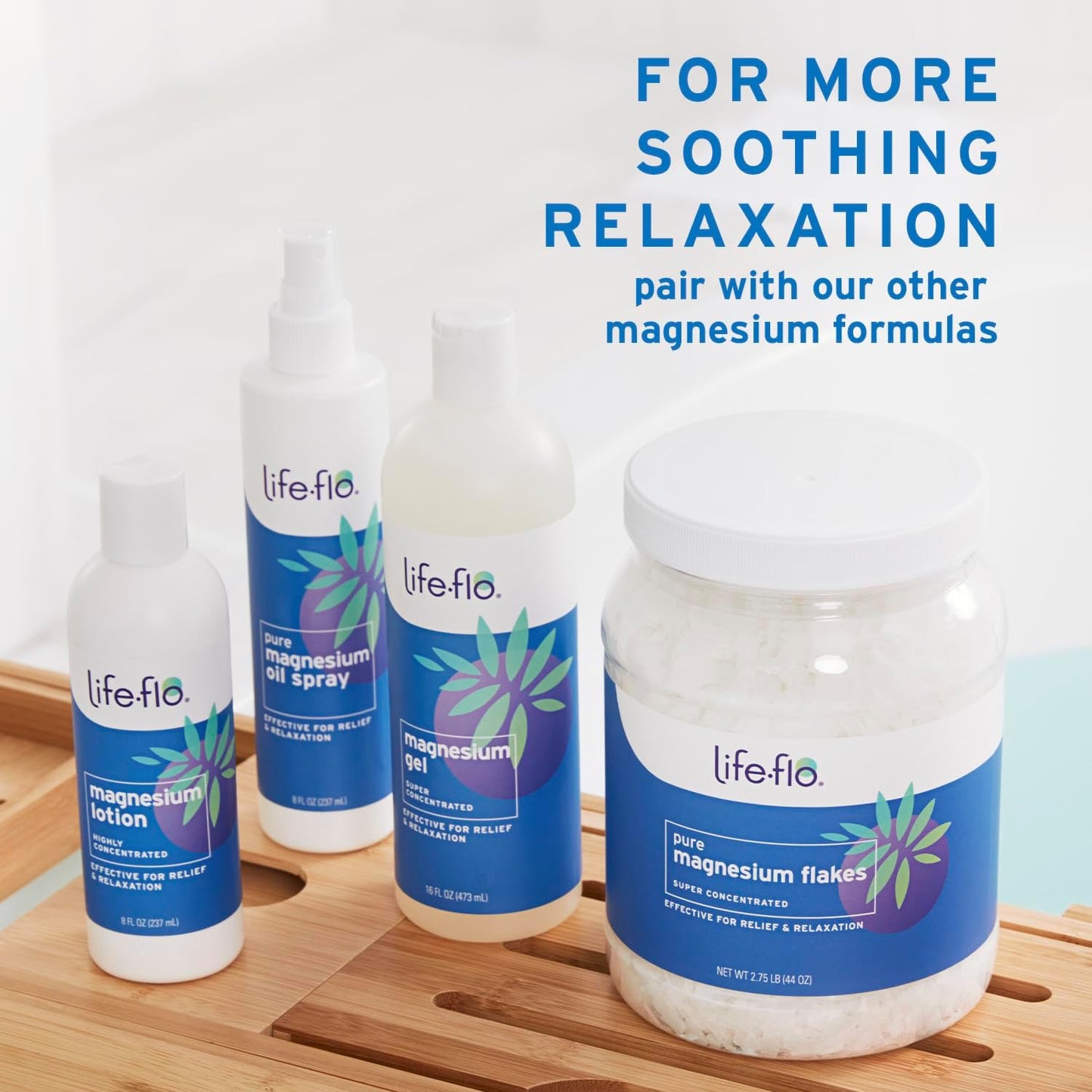 Life-Flo Magnesium Oil Sport Roll-On for Muscle Recovery | 3oz
