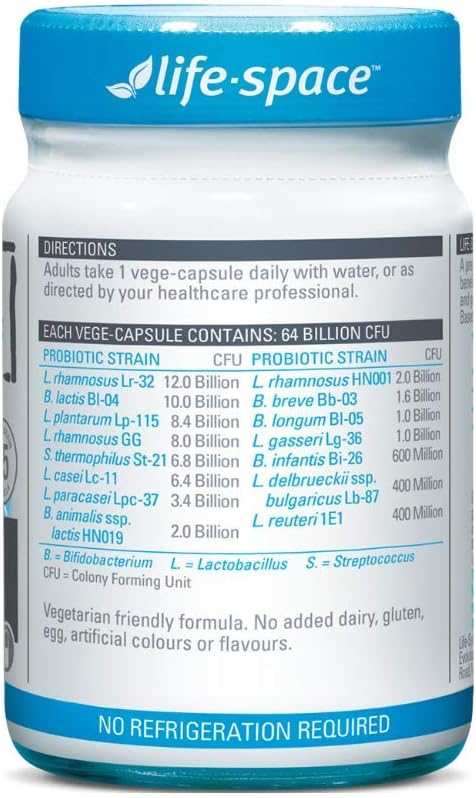 Life-Space Double Strength Probiotic Capsules - 30 Count