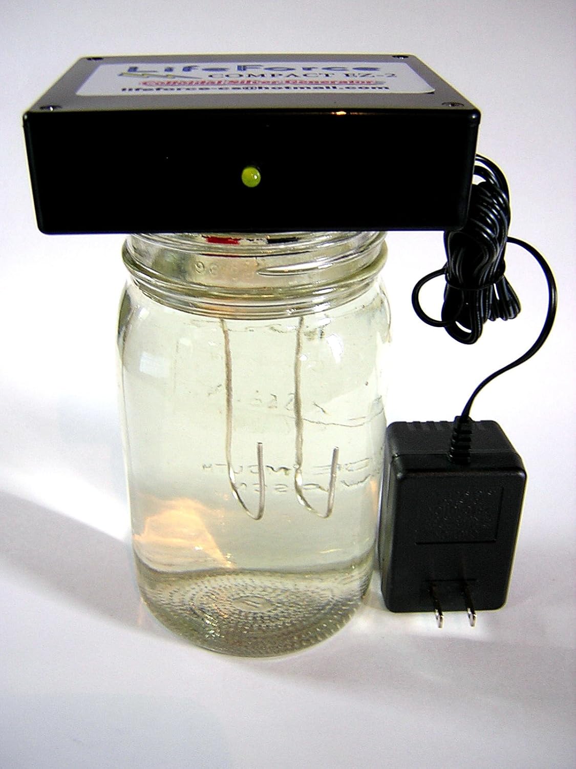 LifeForce Devices Compact EZ-2 Barebones Colloidal Silver Generator Kit with 14 Gauge Wires