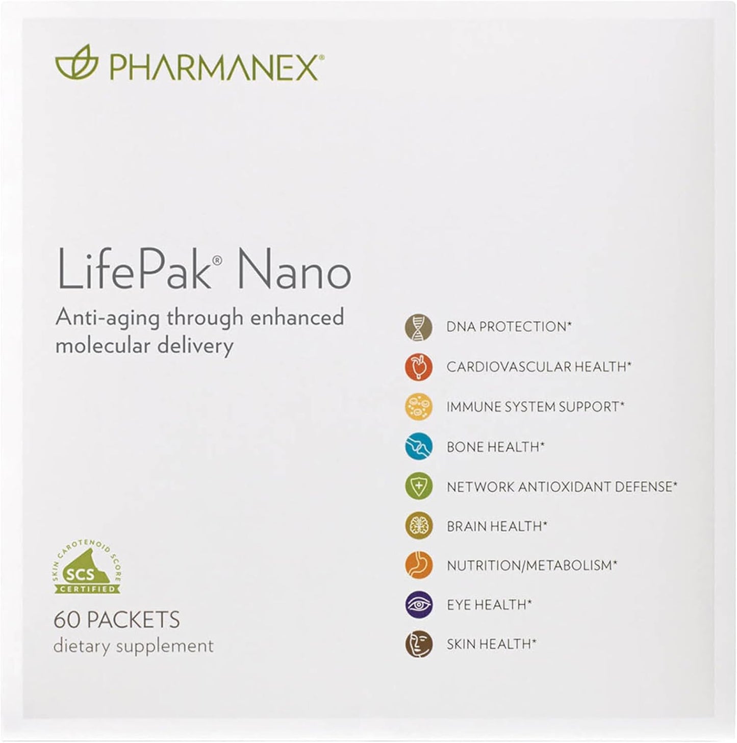 LifePak Nano by Nu Skin Pharmanex: Advanced Nutritional Support with Nanotechnology, Vitamins, and Antioxidants for Enhanced Health Benefits