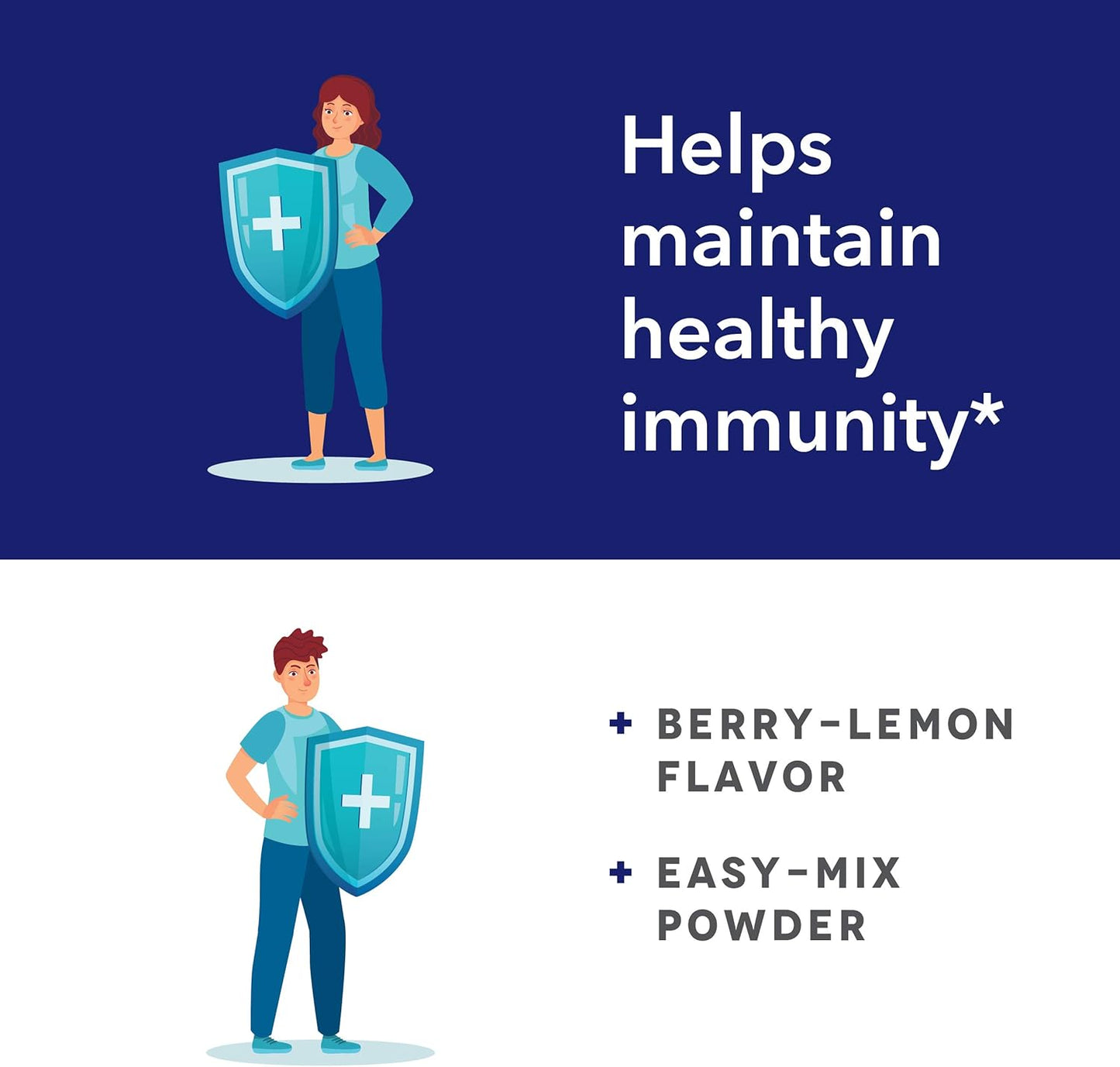 LifeSeasons Clinical Immunity Elderberry Drink Mix - Immunity Booster with Vitamin C, D, and Zinc - 5 Pack - Hot or Cold Serving Option