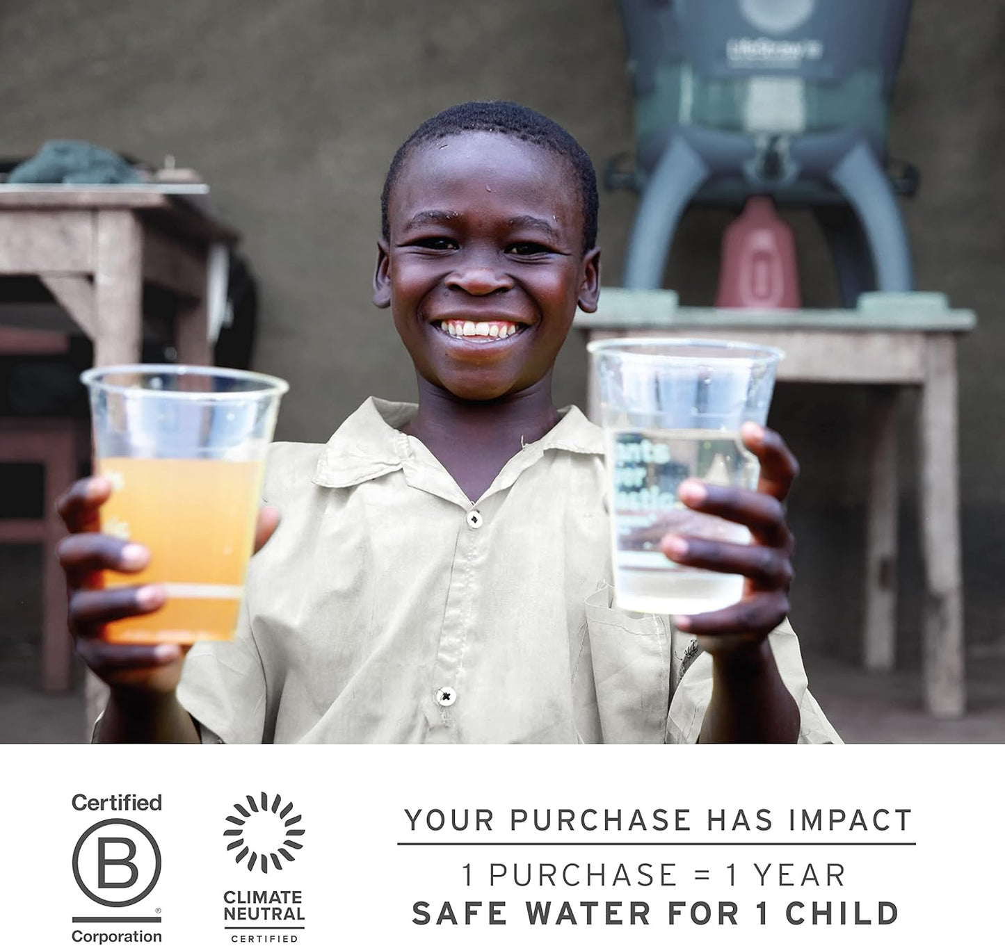 LifeStraw Go Series 22oz Laguna Teal Water Filter Bottle - BPA-Free, Eliminates Bacteria, Parasites, and Microplastics, Enhances Taste for Travel and Daily Use