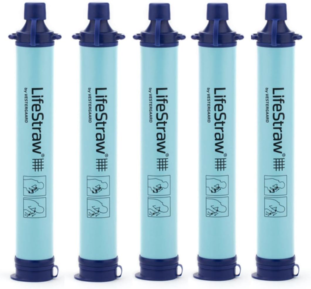 LifeStraw Personal Water Filter: Ideal for Hiking, Camping, Travel, and Emergencies