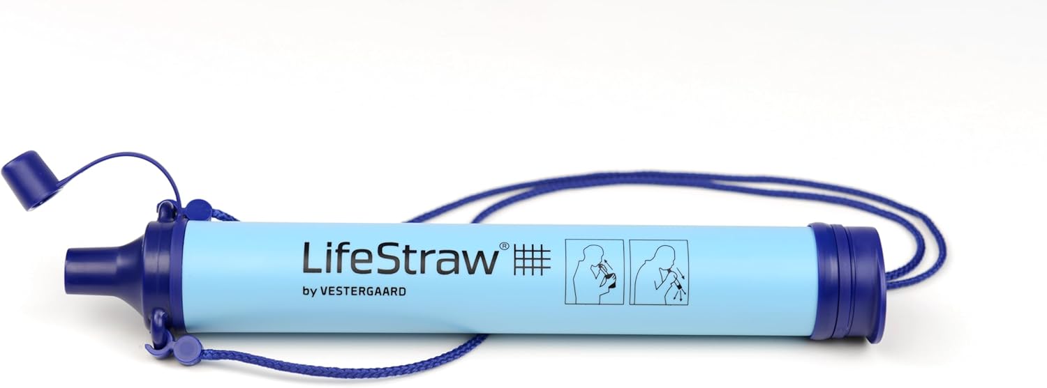 LifeStraw Personal Water Filter: Ideal for Hiking, Camping, Travel, and Emergencies