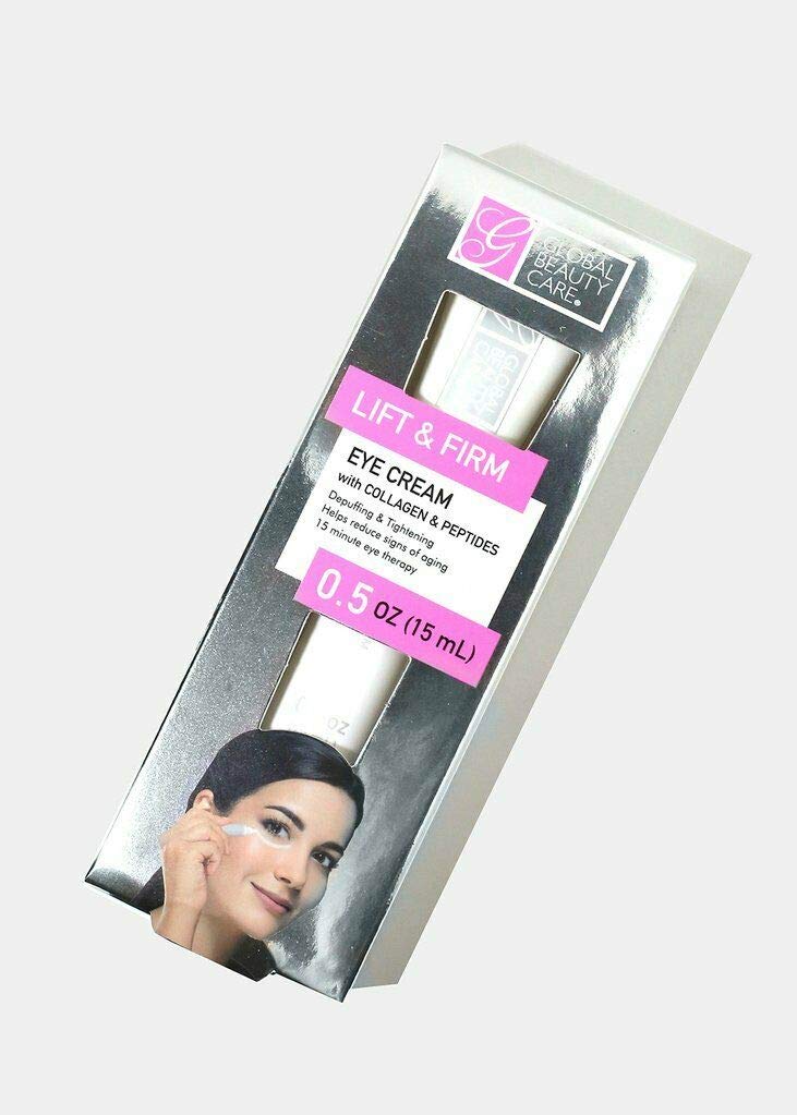 Lift and Firm Eye Cream with Collagen and Peptides for Global Beauty Care