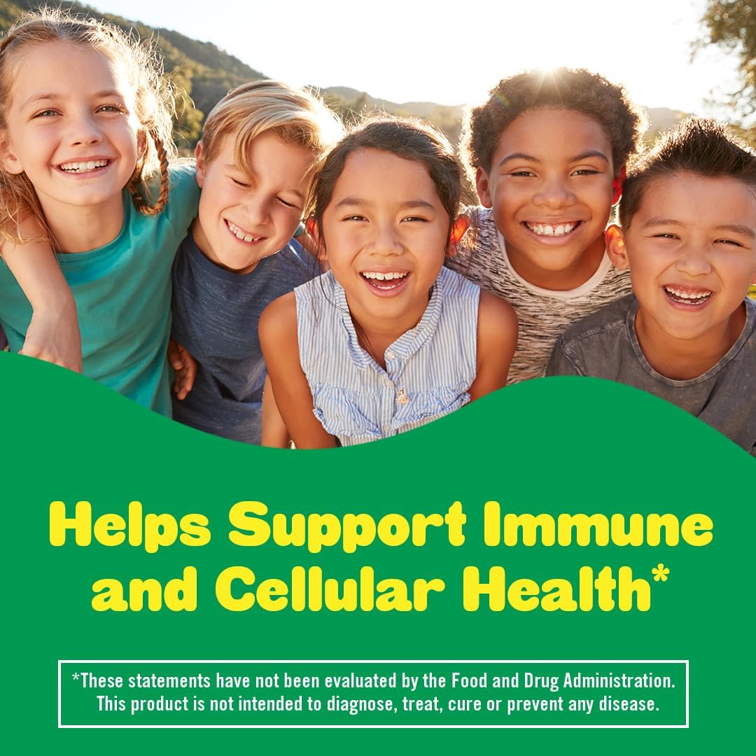 Lil Critters Kids Immune C Gummy Supplement with Vitamin C, Zinc, and Vitamin D3 - 190 ct - 4 Delicious Flavors - Immune Support
