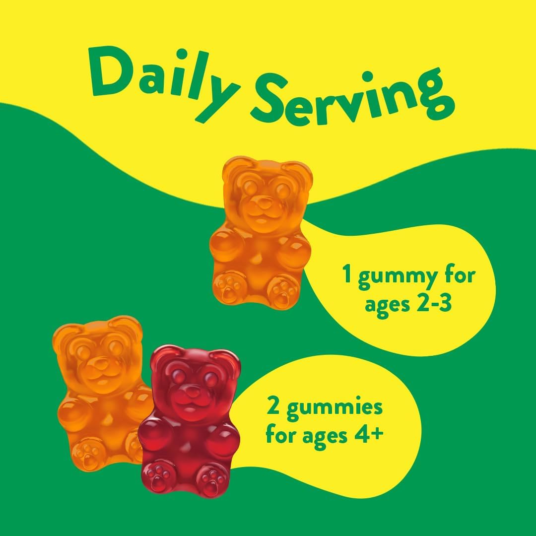 Lil Critters Kids Immune C Gummy Supplement with Vitamin C, Zinc, and Vitamin D3 - 190 ct - 4 Delicious Flavors - Immune Support