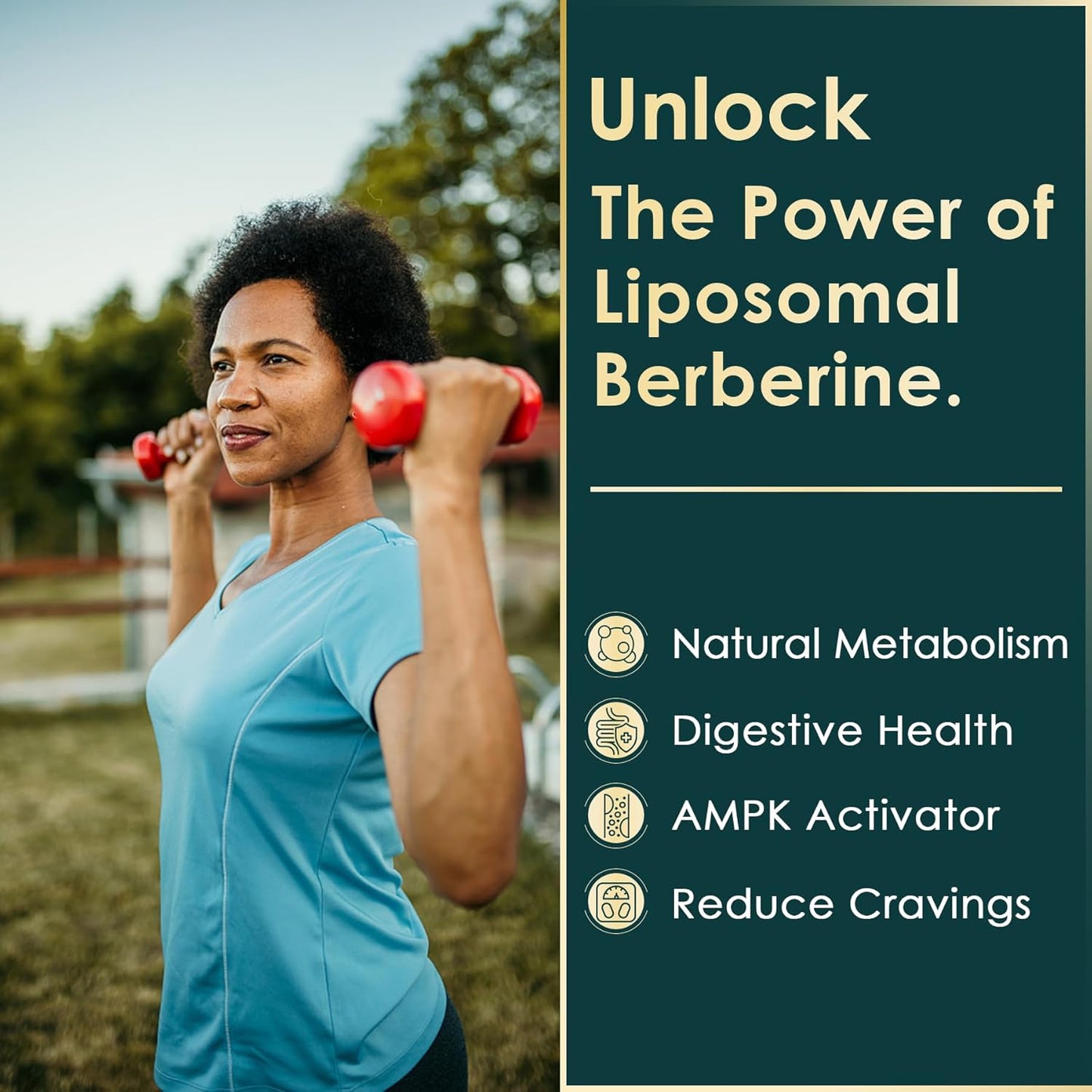 LILICARE Berberine Liposomal Gummies 500mg with Ceylon Cinnamon for Balanced Metabolism - Vegan, Sugar Free, High Absorption - 60 Count