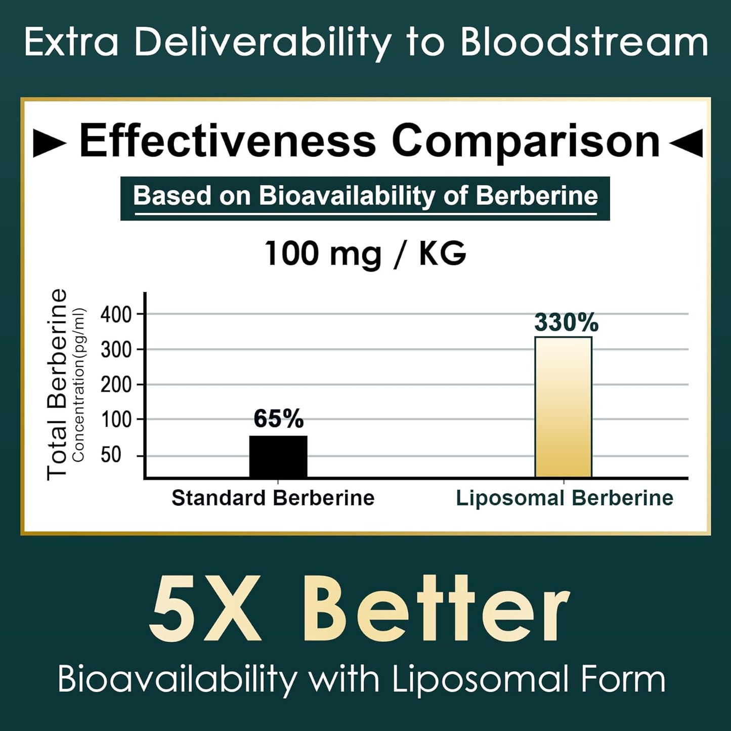 LILICARE Berberine Liposomal Gummies 500mg with Ceylon Cinnamon for Balanced Metabolism - Vegan, Sugar Free, High Absorption - 60 Count