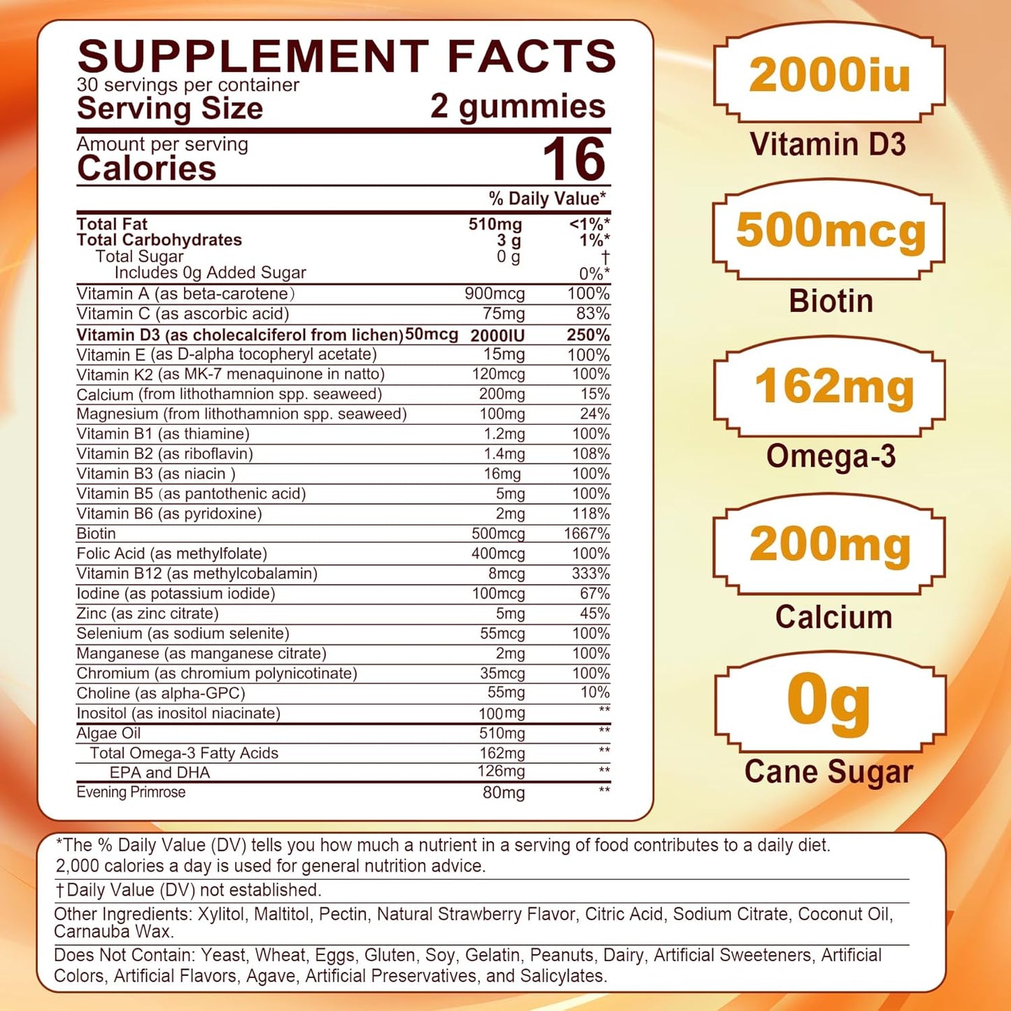 LILICARE Women's Multivitamin Gummies with Vitamin B1 - Daily Supplement for Women's Health and Wellness