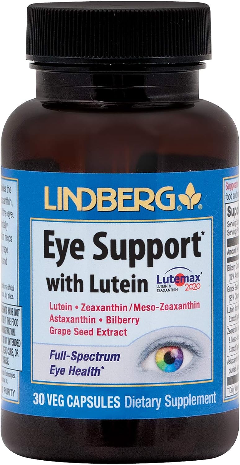 Lindberg Lutein Eye Support Capsules - 30 Count