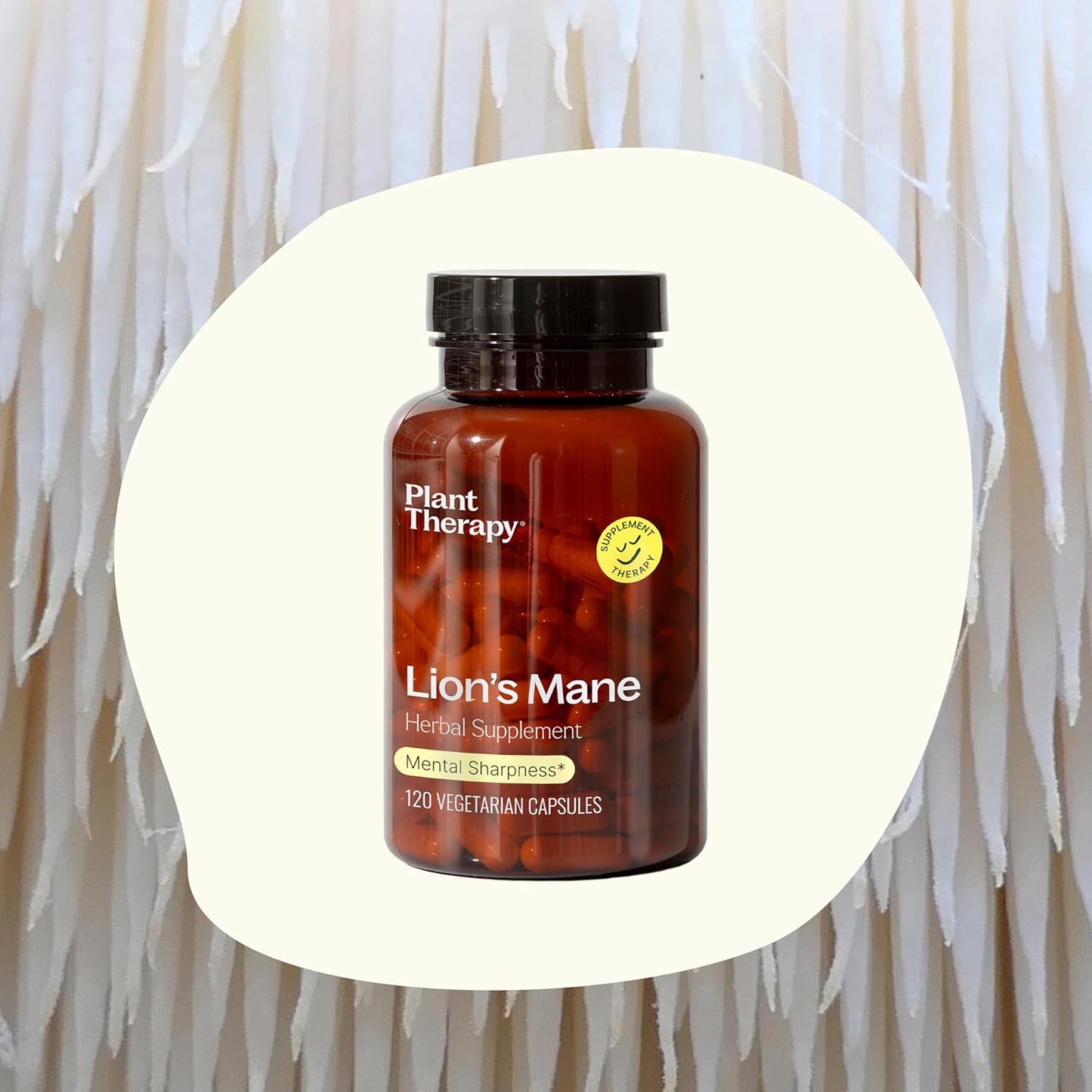 Lion's Mane Herbal Supplement Capsules with Rest & Restore Magnesium Powder for Natural Wellness