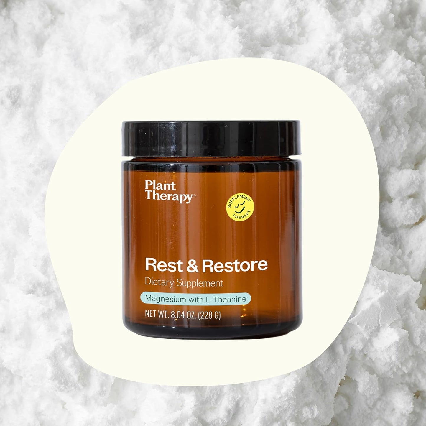 Lion's Mane Herbal Supplement Capsules with Rest & Restore Magnesium Powder for Natural Wellness