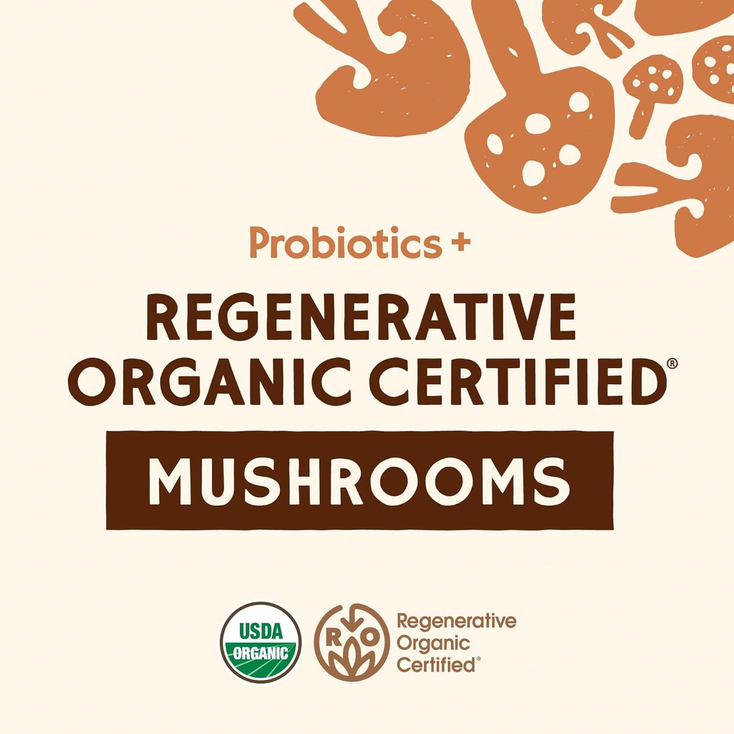 Lion's Mane Mushroom Mycelium Powder with Dog Probiotics for Brain and Digestive Health, 90 Servings