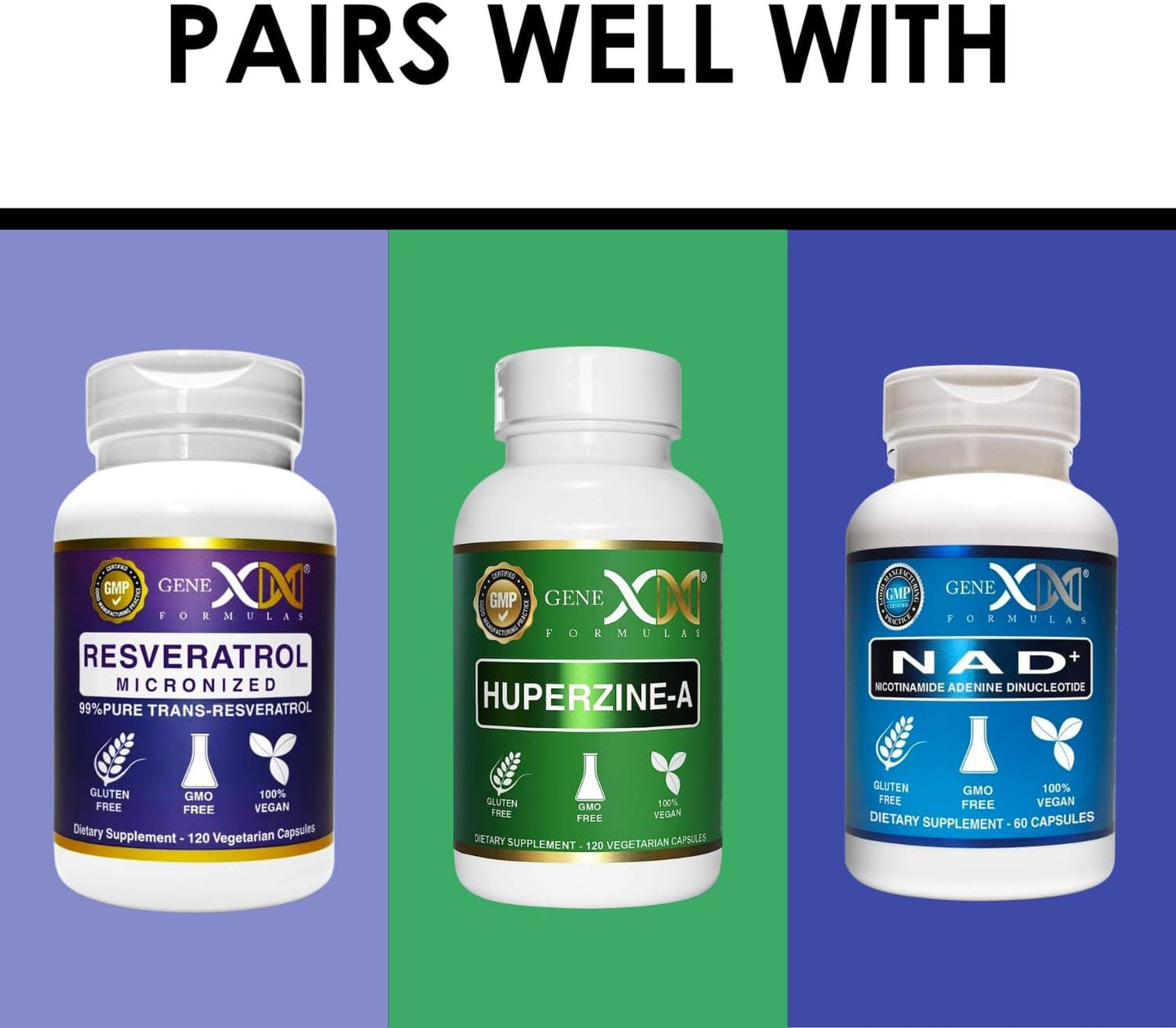 Lions Mane Nootropic Brain Support Supplement - 100% Extract, 1000mg/serving (120 Capsules) by Genex Formulas - BoostGo Australia