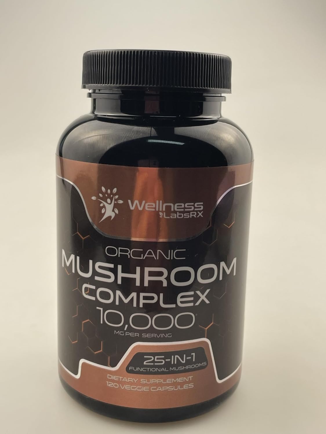 Lions Mane Supplement Capsules by WELLNESS LABSRX - Boost Your Wellness with Natural Ingredients