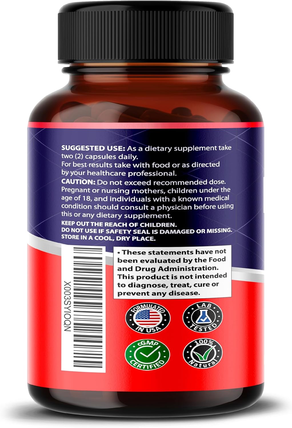 Lions Mane Supplement Capsules with Mushroom Complex - 18 in 1 Brain Supplement for Memory and Focus