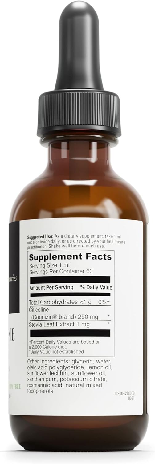 Liposomal Citicoline Supplement - 60 Servings - 2 Fl Oz - DAVINCI Laboratories