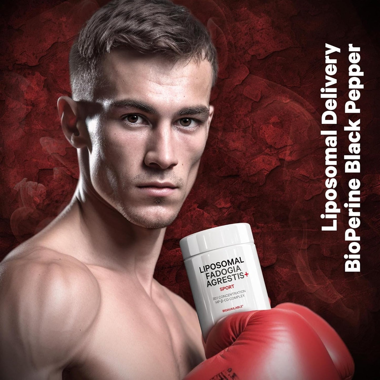 Liposomal Fadogia Agrestis 600mg Supplement with Vitamin D3, Zinc, Fenugreek, and BioPerine - 2-Month Supply - Non-GMO - 60 Capsules