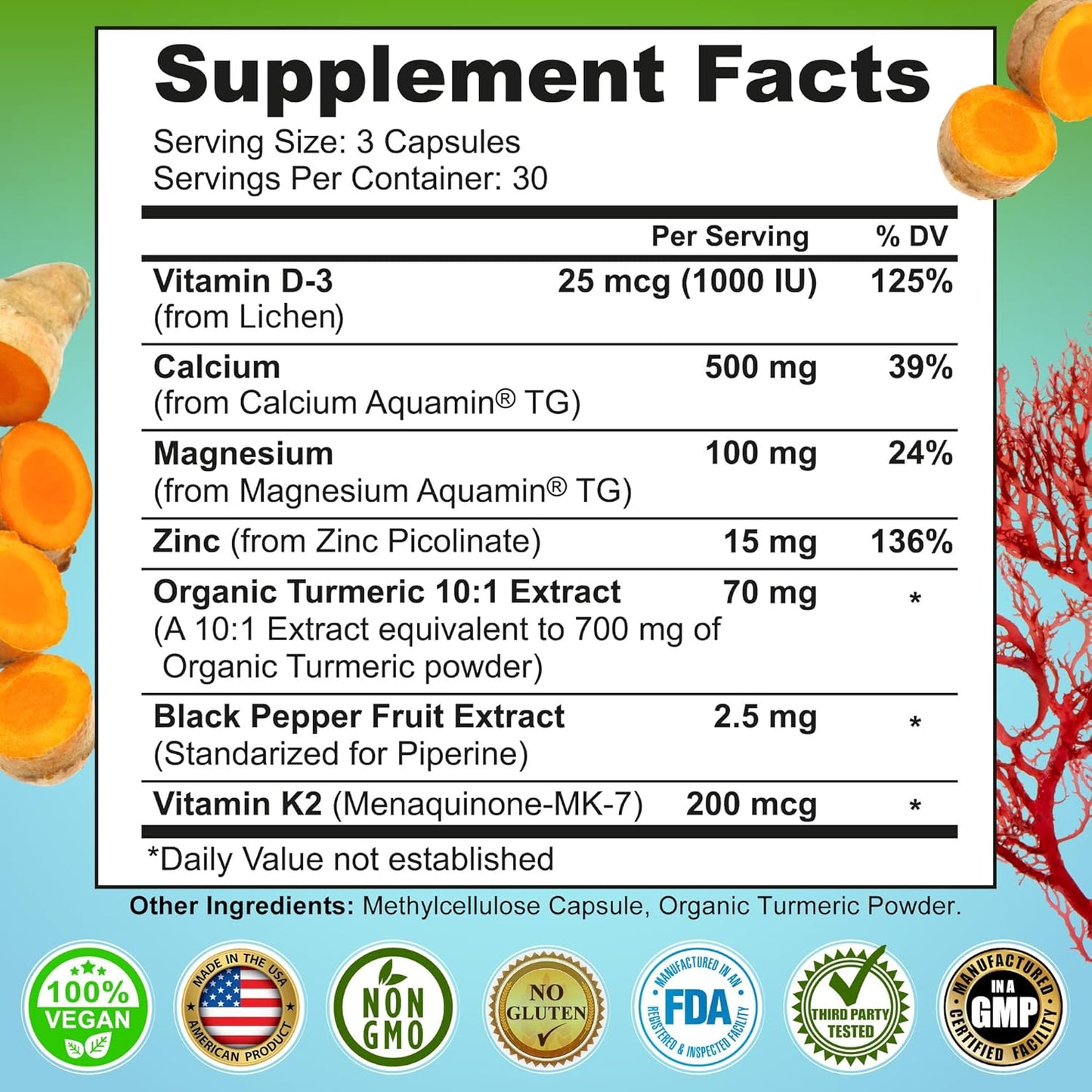 Liposomal Glutathione 500mg & Plant-Based Calcium Bundle for Antioxidant Support and Bone Health