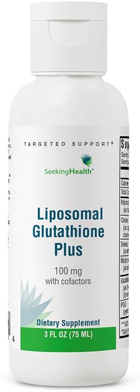 Liposomal Glutathione Plus: Promotes Healthy Aging, Physical Activity, Antioxidant, Immune & Liver Health - 3 oz