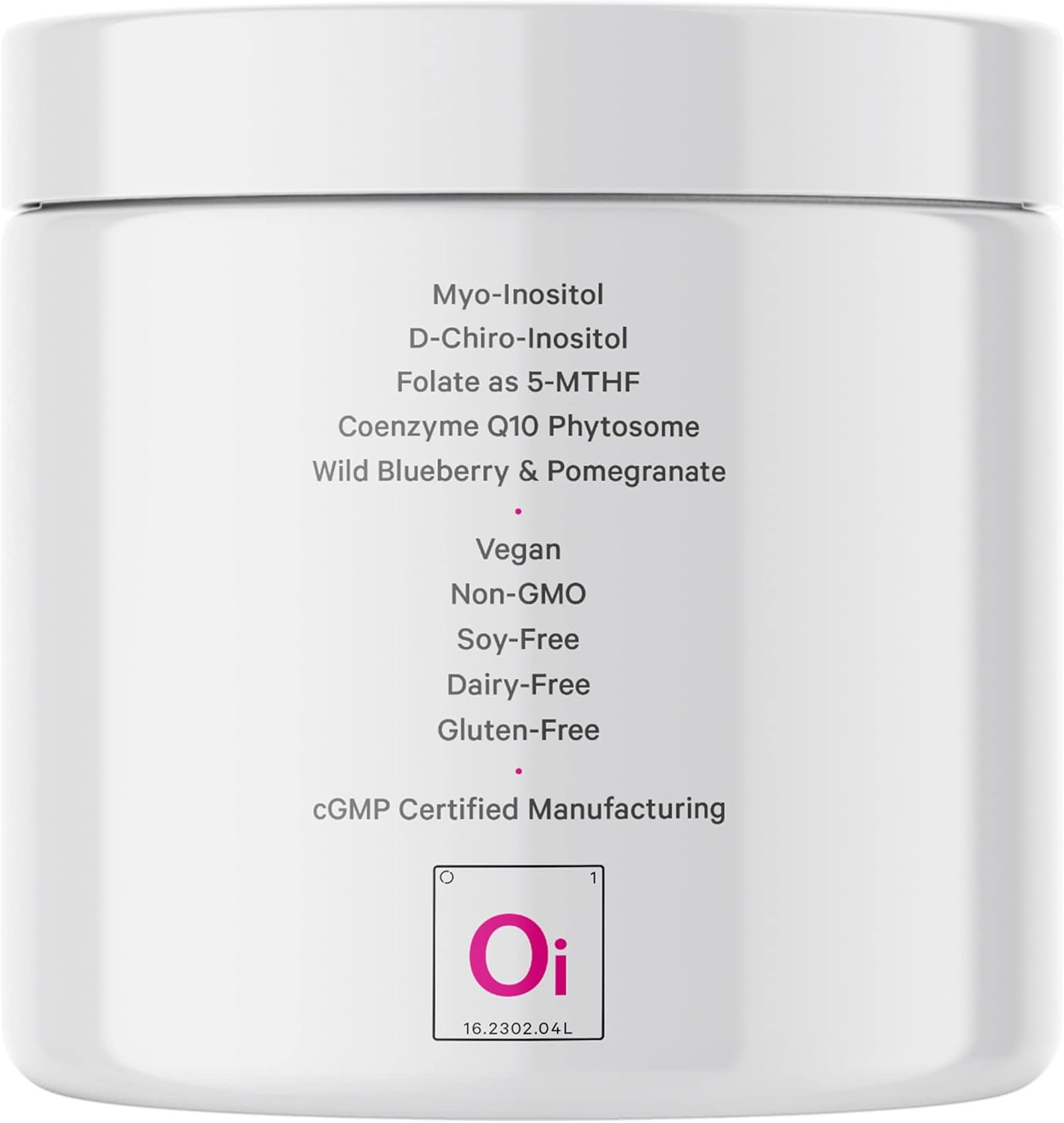 Liposomal Inositol Blend with Folate, CoQ10, Pomegranate & Blueberry - 2-Month Supply, Mixed Berry Flavor - Non-GMO, 60 Servings