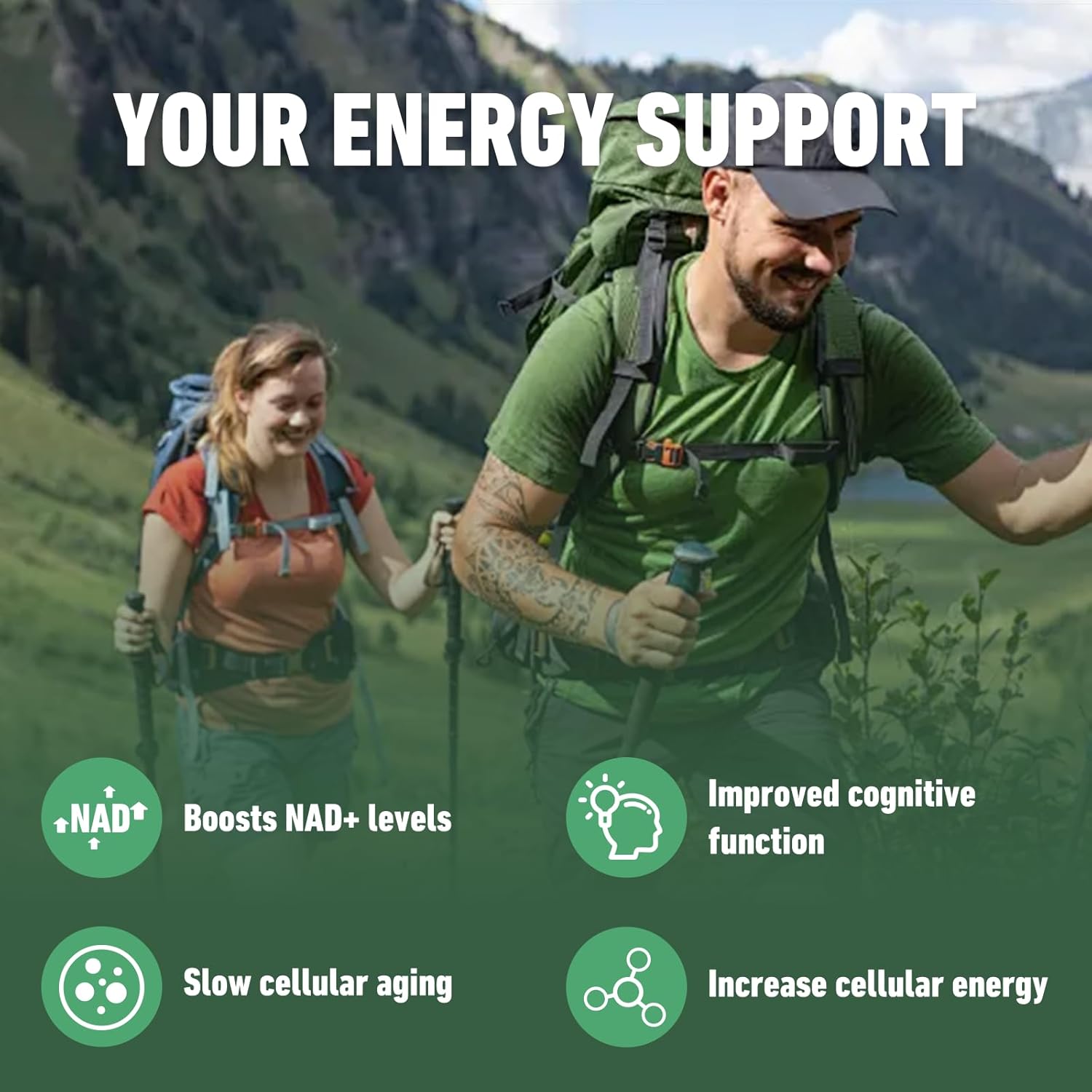 Liposomal Nicotinamide Riboside 1800mg with Resveratrol - NAD Supplement for Anti-Aging & Energy - 160 Capsules