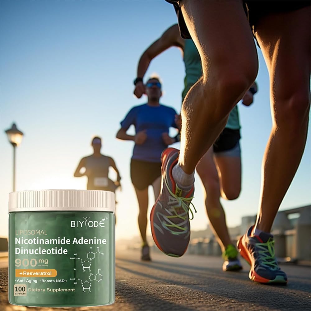 Liposomal Nicotinamide Riboside 900mg NAD+ Supplement for Anti-Aging, Energy, Focus - 2 Bottles of 200 Count Tablets