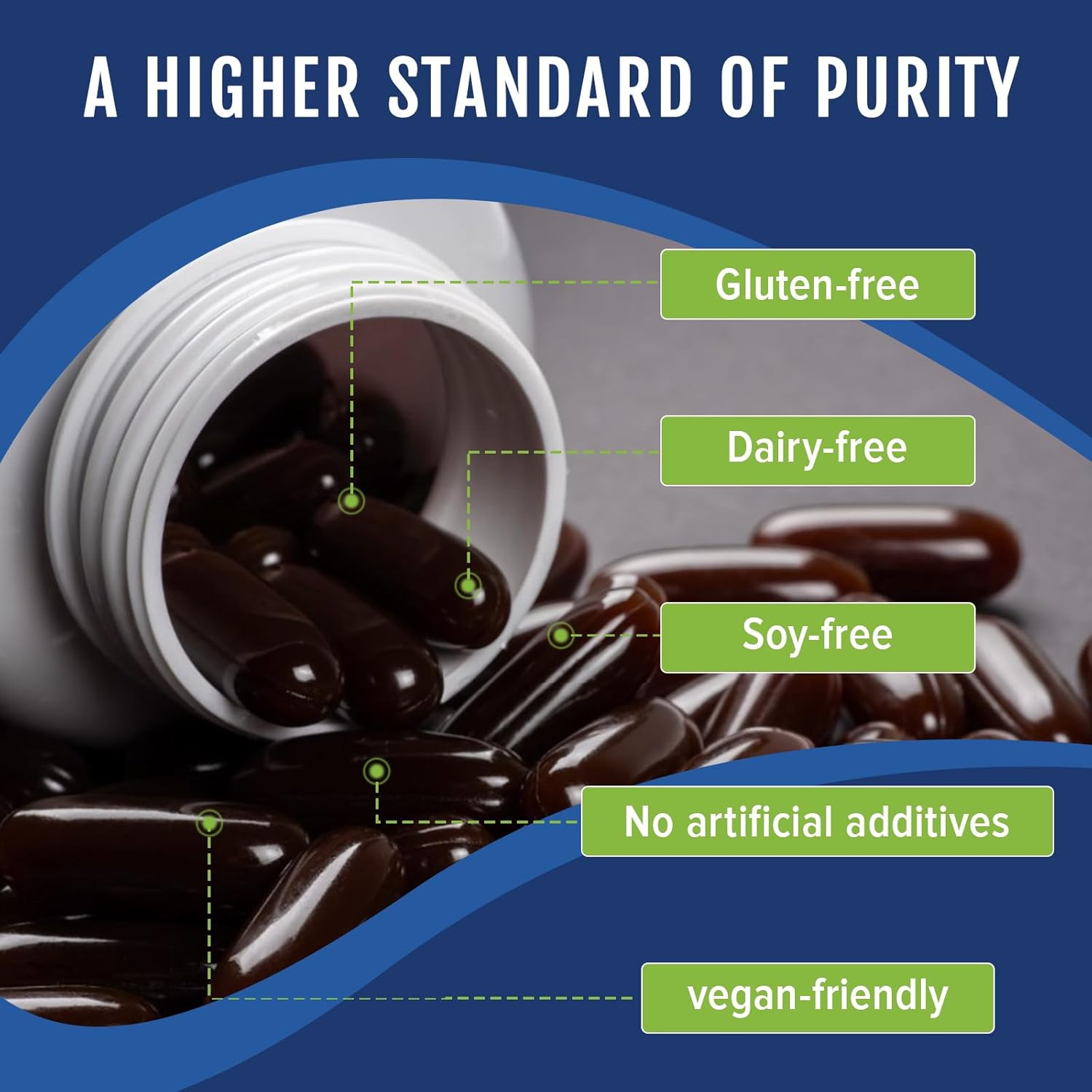 Liposomal Taurine 1000mg Supplement for Heart, Liver, Brain - Vegan & Gluten Free - High Absorption - 60 Softgels