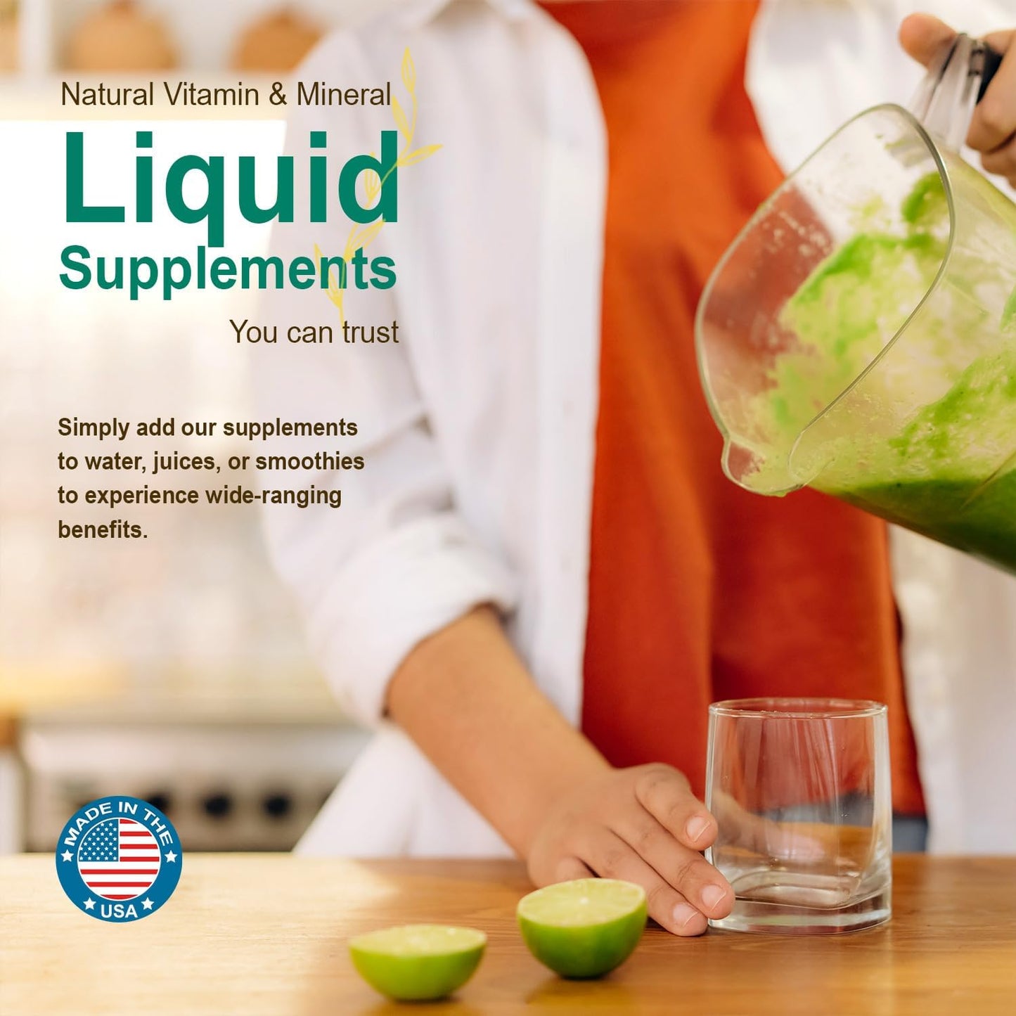 Liquid Cal Mag + Super Multi for Bone & Wellness Support with Liquid Multivitamins and MTHFR Support - 32 Oz Each